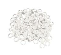 ELAYARD Anelli Per Tatuaggi e Tazze Porta Pigmenti Per Trucco Ciglia, Set Da 500 Pezzi, Taglia S, Monouso Calamaio Trasparente Per Artisti Professionisti Del Microblading