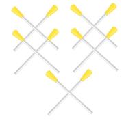 ELAYARD Battenti per Triangolo in Metallo 10 Pezzi Set Bacchette in Plastica Resistente per Strumenti a Percussione, Accessori per Batteria per Principianti e Attività Didattiche Musicali