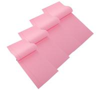 ELAYARD Blocco Note A4 Rosa Strappabile 4 Pezzi Righe Orizzontali e Divisori Organizzativi Quaderno per Appunti Autoadesivo per Ufficio Studio e Scuola Fogli Lisci per Promemoria e