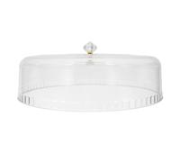 ELAYARD Campana per Torta Trasparente in Plastica, Copertura per Alzata per Dolci da 28 Cm, Cupola Espositiva per Buffet, Feste e Pasticceria, Copri Torta Antipolvere Igienico