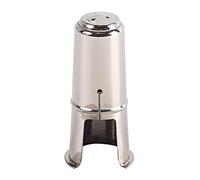 ELAYARD Cappuccio Protettivo in Metallo Argento per Sassofono Tenore, Tappo Bocchino da 84 Mm Taglia, Accessorio Compatto per Protezione e Trasporto Strumenti Musicali