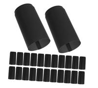 ELAYARD Capsule per Sigillare e Confezionare in PVC Termoretraibili Design Elegante e Finitura Opaca Confezione da 100 Pezzi Facili da Usare per Bottiglie di Vino Nero Bottiglie Vino