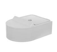 ELAYARD Cassetta Postale Vintage da Parete in Metallo Bianca con Chiave, Cassetta delle Lettere Sottile Resistente alle Intemperie per Esterni, Porta Posta Sicura per Casa, Ufficio