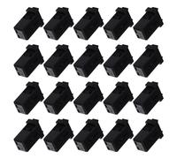 ELAYARD Clip di Chiusura per Coperchio Bidone della Spazzatura da Interno, 100 Pezzi, Pulsante a Pressione in Plastica Nera, Accessorio per Blocco Sicuro di Cestini in Bagno e Cucina