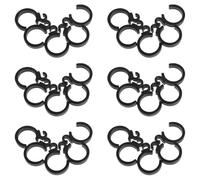 ELAYARD Clip per Cavi Freno per Deambulatore 30 Pezzi, Morsetti di Fissaggio in Plastica Rigida per Tubo da 25 Mm, Accessori di Ricambio per Sedie a Rotelle, Supporto Stabile