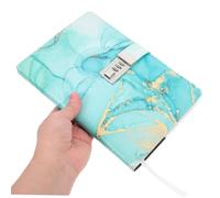 ELAYARD con Lucchetto Password Protetto con Blocco Combinazione Sicuro Notebook con Copertina PU Resistente Segreto per Appunti Personali e Protezione Privacy Accessorio Elegante per