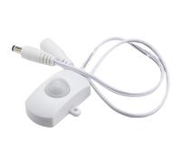 ELAYARD Controller Rilevatore LED Ir 5-24v per Luci a Striscia Attivazione Apertura Porta, Regolatore di Sensibilità e Ritardo 15-360s, Connettore Cc Maschio/femmina, per Illuminazione