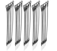 ELAYARD Corda per Etichette Antitaccheggio 17 CM Nera Set da 100 Pezzi Chiusure per Abbigliamento Boutique e Forniture per Negozi al Dettaglio per Supermercati Scarpe Cappelli e