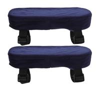 ELAYARD Cuscinetti Ergonomici per Braccioli Sedia da Ufficio 2 Pezzi, Poggiagomiti Imbottiti per Sedie a Rotelle e Scrivania, Supporto Morbido Antiscivolo per Studio e Gaming