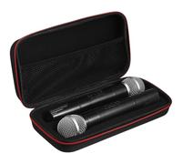 ELAYARD Custodia per Doppio Microfono senza Fili 30x15 Cm in Eva Maniglia e Cerniera di Sicurezza, Borsa Portatile Leggera per Accessori Microfono, Adatta a Concerti e Viaggi