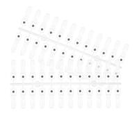 ELAYARD Espositore Magnetico per Unghie 48 Pezzi Tavolozza per Smalto in Gel Design Magnetico Set per Pratica Nail Art Principianti Supporto Portatile per Esercizi e Mostra Colori