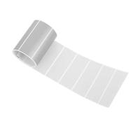 ELAYARD Etichette Adesive Rivestimento Gratta e Vinci Argento, Carta Rettangolare Creativa, Facili da Usare e Applicare, per Feste di Compleanno e Premi, 120 Etichette per Rotolo