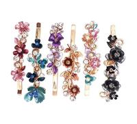 ELAYARD Fermagli per Chioma Decorazioni Floreali Vintage in Rame 6 Pezzi Struttura Stabile e Affidabile Colore Casuale per Donne in Molte Occasioni