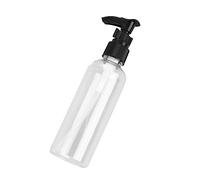 ELAYARD Flaconi da Viaggio Pompa Pressione 100ml in Pet e Pp Nero Contenitori Liquidi per Lozione Essenza per Viaggi e Cucina