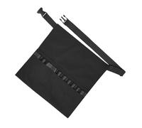 ELAYARD Grembiule Parrucchiere Nero Elegante con Cintura Regolabile e Tasche Multiple Grembiule Salone Resistente per Organizzare Strumenti da Trucco e Acconciatura