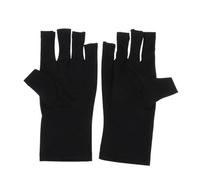 ELAYARD Guanti Protettivi Mezze Dita Anti- Per Manicure Professionale, Set Da, Protezione Solare Per Salone Di Bellezza, Proteggi Mani Dai Raggi Durante Trattamenti Gel