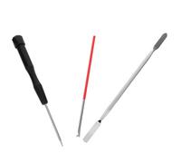 ELAYARD Kit di Riparazione Strumenti a Soffio 3 Pezzi Cacciavite Nero, Ago per Ancia Singola e Strumento Doppia Testa, per Manutenzione Flauto, Clarinetto e Sassofono Soprano, Attrezzi