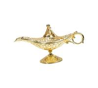 ELAYARD Lampada Di Aladino Retrò Luce Di Aladino Decorazione Per Interni Ornamento Artistico Da Tavolo Per Feste e Collezione Realizzato in Lega Di Zinco Durevole e Sicuro