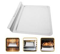 ELAYARD Leccarda per Forno Elettrico in Metallo 285X230 MM Vassoio per Olio da Forno Riutilizzabile Vassoio Raccogligocce per Cottura Grigliatura e Arrostimento Accessorio Cucina per