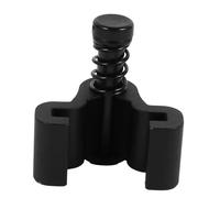 ELAYARD Limitatore Regolabile per Porta Scorrevole Stopper in Nero Facile Installazione Senza Accessorio Affidabile per Porte