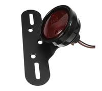 ELAYARD Luce Stop Posteriore LED per Bike Design Retrò Nero con Rosso Alta Luminosità per Sicurezza Accessorio Atv Facile Installazione