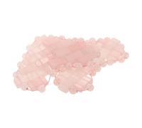 ELAYARD Maschera Occhi Cuore in Pietra Rosa Rinfrescante e Lenitiva Copertura Occhi per Sonno e Massaggio Riduce Occhiaie e Affaticamento Design Ergonomico per Relax e Cura Delicata