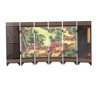 ELAYARD Mini Paravento Divisorio Per Ambienti in Materiale Stabile, Decorazione Da Tavolo Stilizzata Tradizionale Cinese, Complemento D’arredo Per Casa e Ufficio, Regalo Culturale Per Appassionati