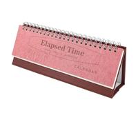 ELAYARD Mini Scrivania Minimalista e Portatile Planner Mensile in Inglese con Sezione Note per Tavolo Autonomo per e Scuola