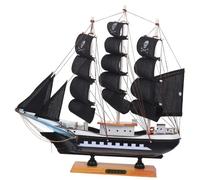 ELAYARD Nave Pirata in Decorazione Bar Vascello con Vele in e Idea Regalo Originale per Amici