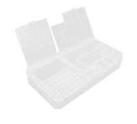 ELAYARD Organizer Plastica Trasparente con Scomparti per Riparazione Telefoni Custodia per Piccole Chip e Componenti Elettronici per Professionisti e Hobbisti