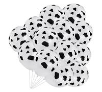 ELAYARD Palloncini a Tema Mucca 25 Pezzi per Feste di Compleanno, Lattice Spesso Resistente Stampa Mucca, Decorazioni Perfette per Shower e Anniversari