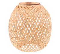 ELAYARD Paralume a Sospensione in Bambù Intrecciato a Mano Paralume Vintage Rustico Diametro 16 CM X Altezza 19 CM Lanterna Decorativa per Interni Stile Boho e Country Luce Calda per