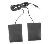 ELAYARD Pedale per Batteria Elettronica Doppio Interfaccia 3.5mm in Abs Resistente, Design Creativo e Funzione Sustain Continuo per Strumenti Musicali