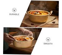ELAYARD Pentola Ramen Coreana in Alluminio con Maniglia e Pentola Leggera per Cucina e Veloce Conduzione Termica per Noodles Zuppe e Pasta