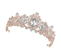ELAYARD Per Sposa Damigella D'Onore Corone Da Regina Per Matrimonio Decorazioni Per Matrimonio Sposa Futura Fascia Addio Al Nubilato Barocca Con Strass Accessori Per