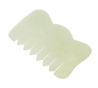 ELAYARD Pettine in Jade Verde per Massaggio Testa e Cura Chioma Design Elegante e Dettagli Raffinati, per Sollievo da Mal di Testa e Benessere del Cuoio Capelluto