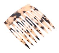 ELAYARD Pettine Laterale Acetato Elegante Per Donne Accessorio Per Acconciature Per Sottili e Design Semplice e Sicuro Facile Da Usare e Comodo Viaggio Stile Alla Moda Con Motivo Leopardo