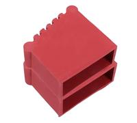 ELAYARD Piedini in Gomma Antiscivolo per Scala Pieghevole a Pioli, 2 Pezzi, Copertura Protettiva Resistente, Dimensioni Interne 8,1x3 Cm, Accessori per Scale Estensibili e Telescopiche,