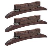 ELAYARD Ponte per Mandolino in Palissandro Regolabile Selletta in Osso 3 Pezzi, Parti di Ricambio per Mandolino ad Altezza Corde Regolabile, Accessori Strumenti Musicali per Musicisti