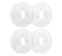 ELAYARD Porta Bobina Filamento 3d Trasparente in Plastica Riutilizzabile, Bobine Vuote per Stampa 3d 0,25 Kg, Set da 4 Pezzi per Organizzazione e Stoccaggio Filamenti in Ambienti