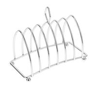 ELAYARD Porta Pane in Acciaio con Manico in Metallo Porta Toast da Tavolo Multiuso Supporto per Fette di Pane Stabile e Riutilizzabile per Uso Quotidiano in Cucina