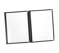 ELAYARD Portamenù Trasparente in PVC Copertina Resistente all Acqua Cartella per Mobili Organizer Menu per Ristoranti e Planner Personale