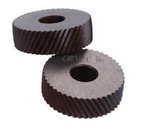 ELAYARD Ruote Zigrinate in Acciaio per Tornio Strumento Knurling Doppia Ruota Diagonale Antiruggine e Resistente all Usura per Lavorazioni Meccaniche Precise