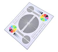 ELAYARD Scheda Test Focus per Obiettivi Sicurezza Calibrazione Colore Resistente per Monitoraggio ed Esterno Strumento Allineamento e Valutazione