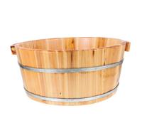ELAYARD Secchiello Per Pediluvio Legno Naturale Tinozza Per Pedicure e Relax Per Lavaggio Dei Accessorio Per La Casa