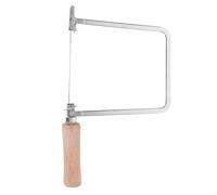 ELAYARD Seghetto da Traforo Manuale da Tavolo Forma a U per Lavorazione Legno e Metallo, Mini Seghetto Alternativo Artigianale Portatile per Fai da Te