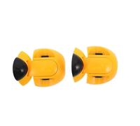 ELAYARD Serratura di Sicurezza per 2 Pezzi Gialla Autoadesiva per Frigorifero a Doppia Porta e Cassetti, Blocco Protezione senza Fori per Armadietti e Congelatori, Chiusura di