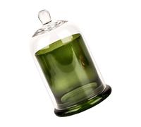 ELAYARD Set 1 Copritazza in Vetro Trasparente Coperchio per Aromi Tazza in Vetro Decorativa per la Casa Diametro 10 CM