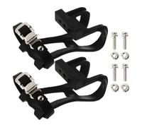 ELAYARD Set 1 Paio Gabbie per Dita Piedi Cyclette Cinghie e Viti, Fermapiedi per Bici Sportive e Mountain Bike, Clip Sostituibili per Pedali da Allenamento, Accessori Fitness per Uso