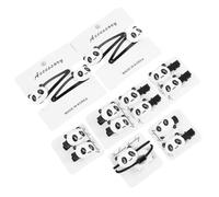 ELAYARD Set 16 Pezzi Elastici e Fermagli per Chioma in Resina per Mollette e Clip Colorate Accessori Chioma per Feste Uso Quotidiano e Ribelli